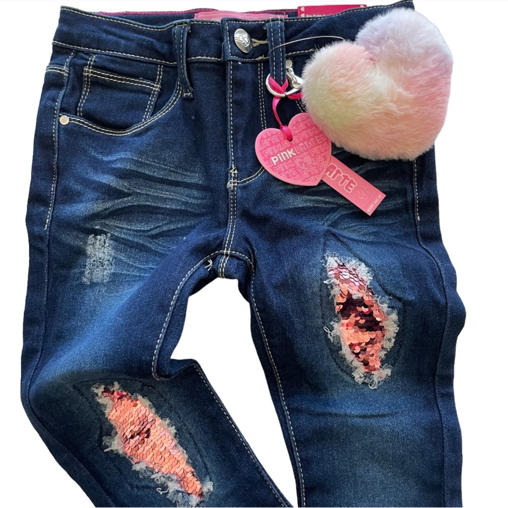 Jeans w/sequins